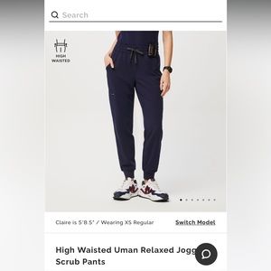 FIGS high waisted jogger scrub pant